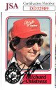 Richard Childress signed NASCAR 1988 Maxx Charlotte Racing Trading Card #29- JSA Hologram #DD32989