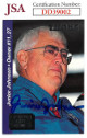 Junior Johnson signed NASCAR 1995 Traks Racing Trading Card #BTS22- JSA Hologram #DD39002
