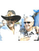 Bobby Allison signed NASCAR 8x10 Photo- JSA Hologram #DD39152 (w/ Richard Petty)