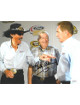 Bobby Allison signed NASCAR 8x10 Photo- JSA Hologram #DD39153 (w/ Richard Petty & Darrell Waltrip)