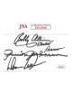 NASCAR Legends Bobby Allison/David Pearson/Junior Johnson/Donnie Allison signed 3x5 Index Card 4 sigs- JSA Hologram #DD32960