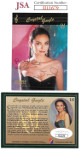 Crystal Gayle signed 1992 Academy of Country Music Collect-A-Card #16 w/ Randy Love- JSA #II11679