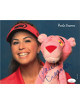 Paula Creamer signed LPGA Ladies Golf Solheim Cup Pink Panther 8x10 Photo- JSA Hologram #DD39313