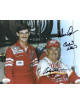 Bobby Allison/Donnie Allison/Eddie Allison triple signed NASCAR 8x10 Photo- JSA Hologram #DD39379 (w/ Davey Allison)