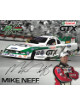 Mike Neff signed Castrol GTX Mustang Funny Car NHRA Racing 8x10 Photo