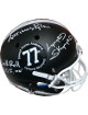 Artimus Pyle signed Alabama Crimson Tide Schutt FS Rep Black Matte Helmet #77 dual Lynyrd Skynyrd & Rock & Roll HOF 06 - JSA