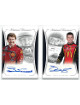 Bill Elliott & Jamie McMurray signed NASCAR 2016 Panini National Treasures Dual Signatures Card #DS-MCD- LTD 4/10