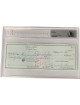 Sam Snead PGA/Golf 3x8 Bank Check Signed In Blue Beckett BAS #0010734623