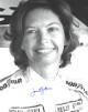 Janet Guthrie signed NASCAR Vintage B&W 8x10 Photo- JSA Hologram #EE62737