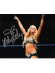 Kelly Kelly signed WWE ECW Diva 8x10 Photo (Barbie Blank/black outfit)