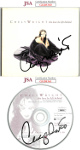 Chely Wright signed 1996 the love he left behind Book w/CD (2 sigs)- JSA #GG088360 & JSA #GG088361