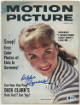 Debbie Reynolds signed Motion Picture Full Magazine January 1959- Beckett/BAS #Q75183