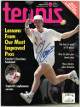 Jim Courier signed Tennis Full Magazine January 1992- JSA #EE63335 (no label)