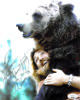 Dan Haggerty signed Grizzly Adams Color 8x10 Photo To Vivian- JSA #FF97840