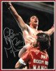 Ray "Boom Boom" Mancini signed 8x10 Photo (Arms up celebration/red border)