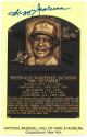 Reggie Jackson signed New York Yankees Hall of Fame Plaque Card- JSA Witnessed (3.5x5.5)