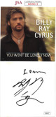Billy Ray Cyrus signed 2000 You Won't Be Lonely Now Single CD w/ Cover & Case w/ Love- JSA #KK58111