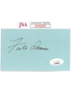 Antoine "Fats" Domino signed 3x5 Blue Index Card- JSA #JJ96585  (Singer/Songwriter)