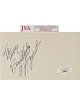 AJ (A.J.) Foyt signed INDYCAR 3x5 Index Card To Terry Best Wishes- JSA #JJ96607 (Indianapolis 500/Daytona 500 Champion)