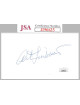 Art Linkletter signed 3x5 Index Card JSA #JJ96625 (Radio/TV Host)