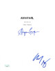 Avatar Movie 8.5x11 Script Cover 2 sig w/ Michelle Rodriguez & Stephen Lang (Celebrity Authentics)