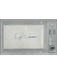 Roy Sievers signed 3x5 Index Card- Beckett/BAS Encapsulated (Washington Senators/ST Louis Browns/ 5 X All Star/ 49 ROY/ 57 HR)