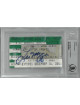 Leo Mazzone signed 2001 Disney's Wild World of Sports Ticket Stub- BAS/Beckett Encapsulated (Atlanta Braves/Baltimore Orioles)