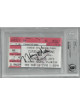 Maury Wills signed 1998 Spring Training Indians vs Blue Jays Ticket Stub- BAS/Beckett Encapsulated (Dodgers All Star/3X World Se