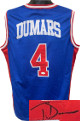 Joe Dumars signed Detroit Blue Custom Stitched Basketball Jersey XL- JSA Witnessed