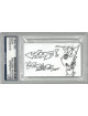 Brad Anderson signed 3.5"x2" Cartoonist Cut Signature  PSA # 83415987 Marmaduke Original Artwork w/ Woof!