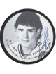 Ron Francis signed 1991 Boston Bruins Sports-Flash NHL Photo Puck- JSA