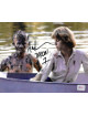 Ari Lehman signed Friday the 13th Jason Voorhees 8x10 Photo w/ Jason 1- Lehman Hologram (By boat)
