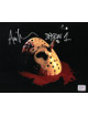 Ari Lehman signed Friday the 13th Jason Voorhees 8x10 Photo w/ Jason 1- Lehman Hologram (Mask w/ Blood)