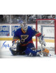 Grant Fuhr signed St. Louis Blues 8x10 Photo #31- Beckett Witnessed