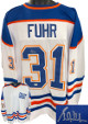 Grant Fuhr signed White TB Custom Stitched Pro Hockey Jersey #31 XL- Beckett Witnessed