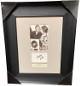 Charley Pride signed 4x3 Cut Signature w/ 4x6 Photo Custom Framing - "Kiss An Angel Good Morning" Gold Record (16x19)