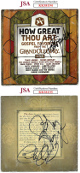 Charlie Daniels/Ricky Skaggs & Patty Loveless triple signed 2008 How Great Thou Art Gospel Favorites CD Booklet Cover wear- JSA