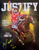 Mike E. Smith signed Justify 2018 Triple Crown Winner 11x14 Photo Collage TC 2018- AWM Hologram