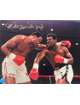 Michael Spinks signed Boxing Collage 8x10 Photo Jinx- AWM Hologram (vs Larry Holmes)