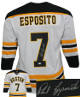 Phil Esposito signed Boston White TB Custom Stitched Pro Style Hockey Jersey XL- JSA Witnessed