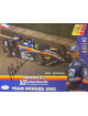Raul Boesel signed Team Menard Racing Indy Car 8.5x11 Photo- JSA #LL60509