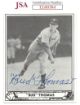 Luther Baxter "Bud" Thomas signed 1986 Reprint 1940 Play Ball Card #42- JSA #LL60384 (On Card Auto/Detroit Tigers)