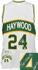 Spencer Haywood signed Seattle White Custom Stitched Pro Basketball Jersey HOF 15 (XL) JSA Witnessed