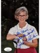 Judy Rankin signed 5x7 Photo For Steve All the Best!- JSA #SS51572 (LPGA Golfer/Analyst)