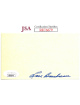 Lou Boudreau signed 3x5 Index Card- JSA #RR76679 (Indians/Red Sox)