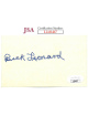 Buck Leonard signed 3x5 Index Card- JSA #LL60407 (Negro Leagues 1933-1950)