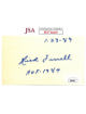 Rick Ferrell signed 3x5 Index Card HOF 1984- JSA #RR76669 (Browns/Red Sox/Senators)
