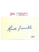 Rick Ferrell signed 3x5 Index Card- JSA #RR76673 (Browns/Red Sox/Senators)