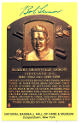 Bob Lemon signed Hall of Fame Plaque Card- JSA #RR76647 (3.5x5.5) (Cleveland Indians)