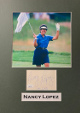 Nancy Lopez signed 3x5 Cut 1978 LPGA Championship- JSA #RR76718 (8.5x11 Photo/Custom Matted 11x16 /Dec 15 1978)